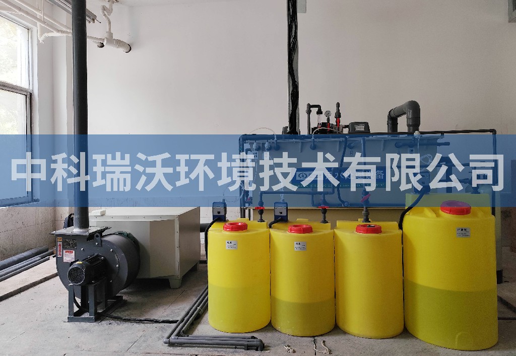 江蘇省淮安市某護(hù)理職業(yè)學(xué)院污水處理設(shè)備安裝調(diào)試完成